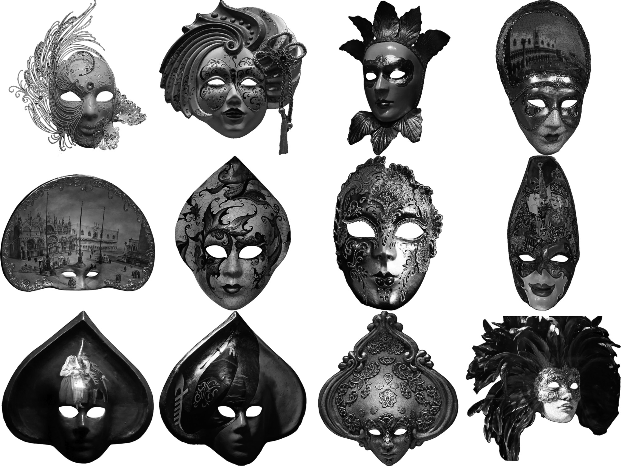 Pinceaux Masques carnaval (5) Pinceaux Masques carnaval (5)