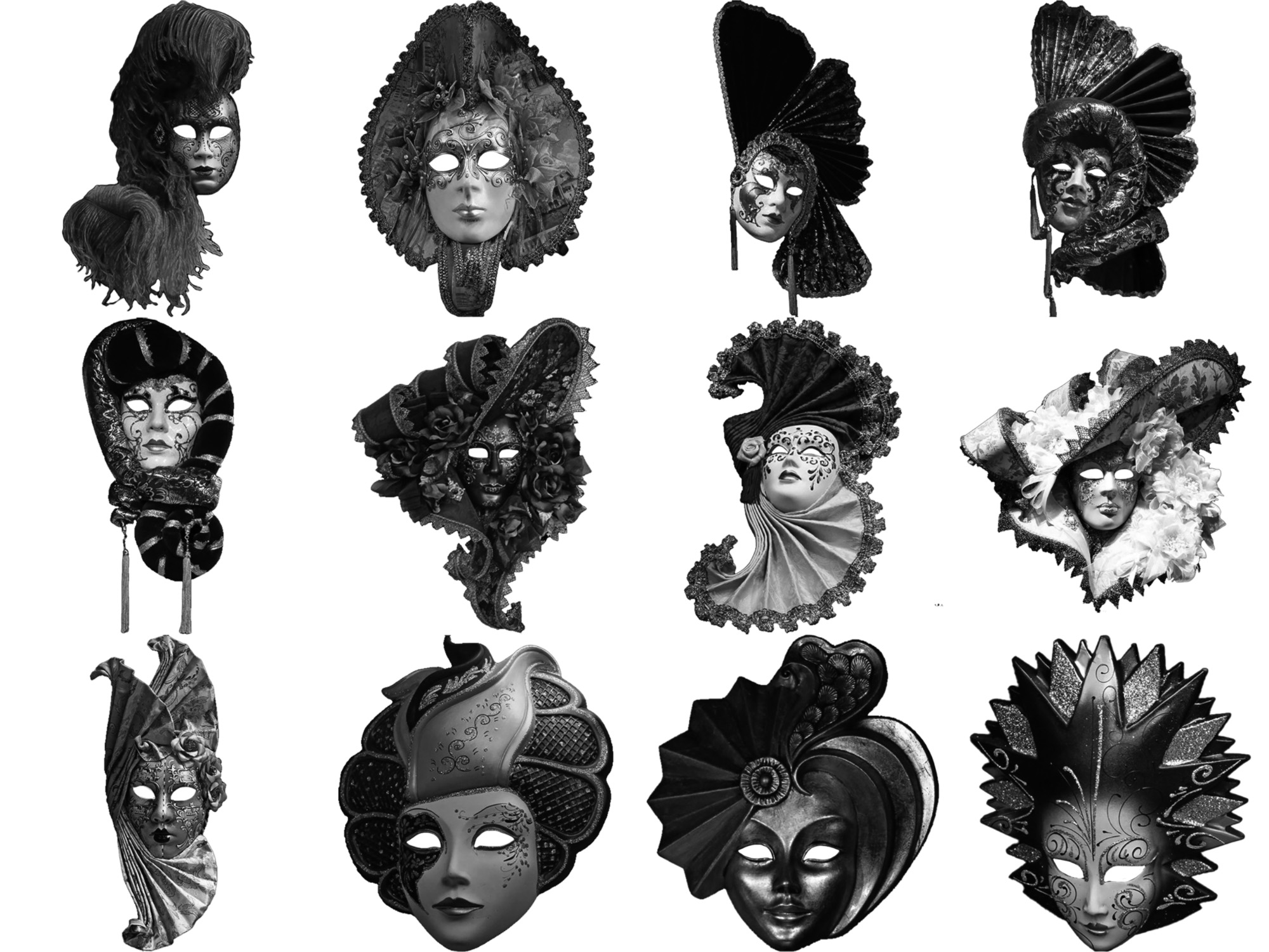 Pinceaux Masques carnaval (6) Pinceaux Masques carnaval (6)