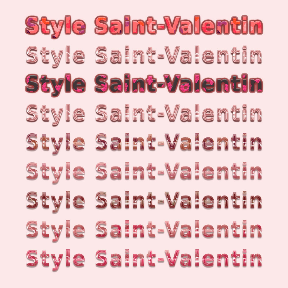 Styles Saint-Valentin (2)