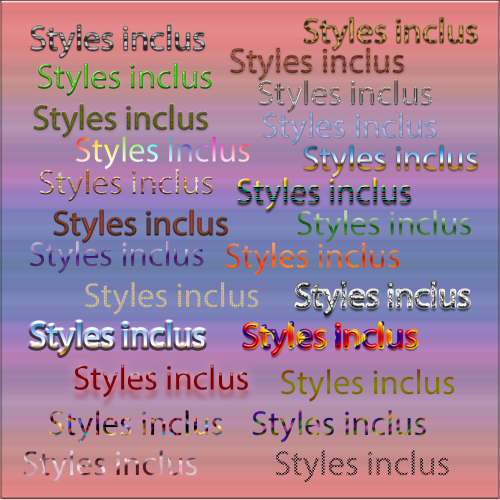 Exemples de styles