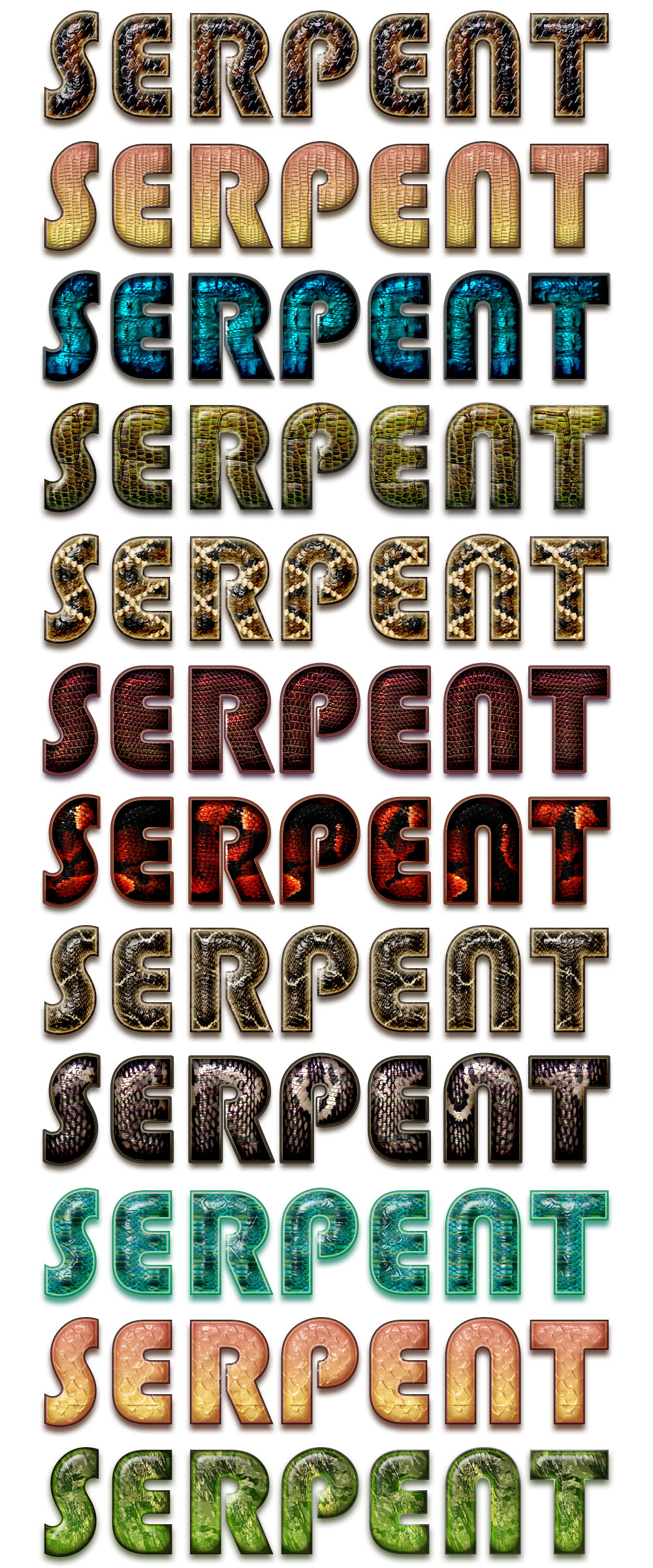 Styles Peau de serpent (1) Styles Peau de serpent (1)