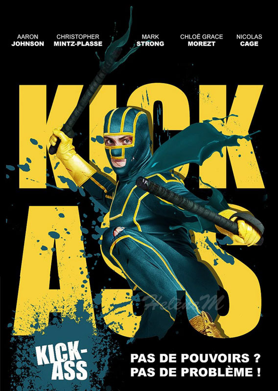 Créer l'affiche du film Kick ass