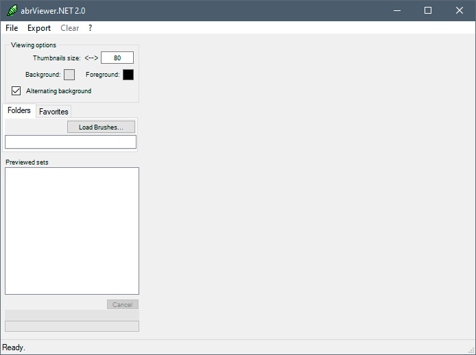 Interface de abrViewer.NET 2.0