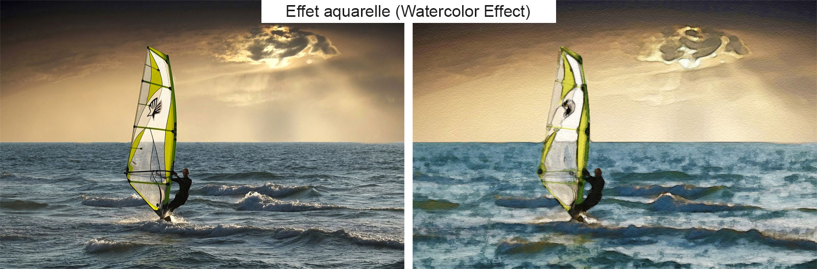 Effet Aquarelle (Watercolor Effect)