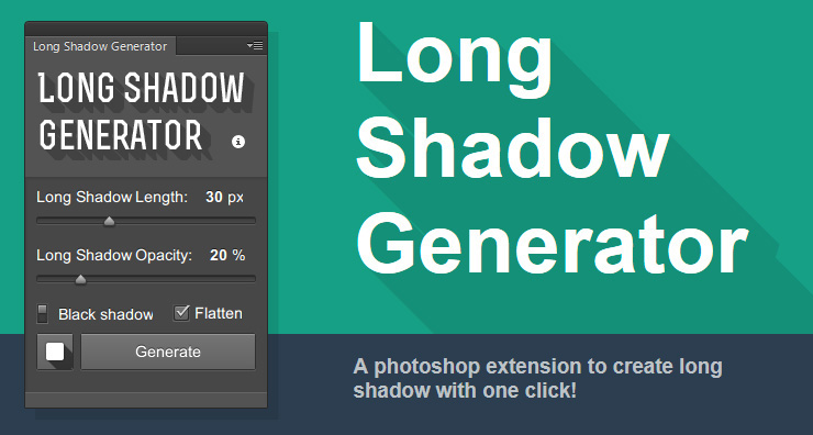 Ombre Long Shadow, avec une extension