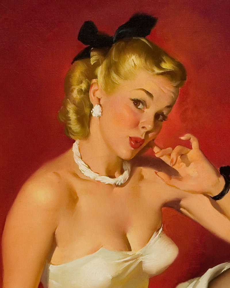 Check and double check (Gil Elvgren)