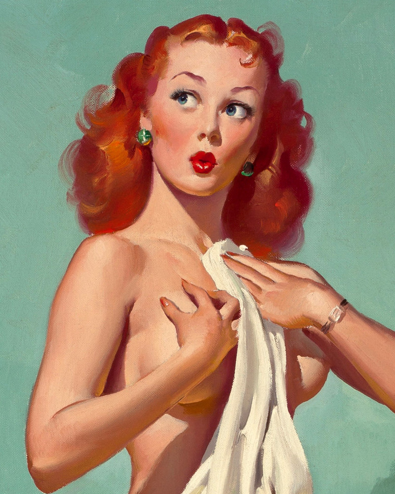 Doctor, are all those fellows internes? (Gil Elvgren)