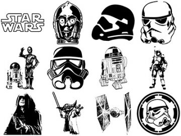 Formes : Starwars (3) Formes Starwars (3)