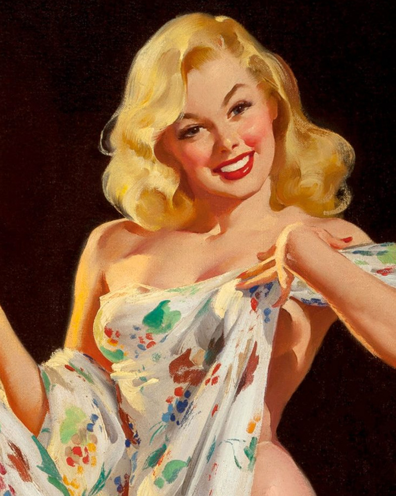 I'm just trying it for sighs (Gil Elvgren)