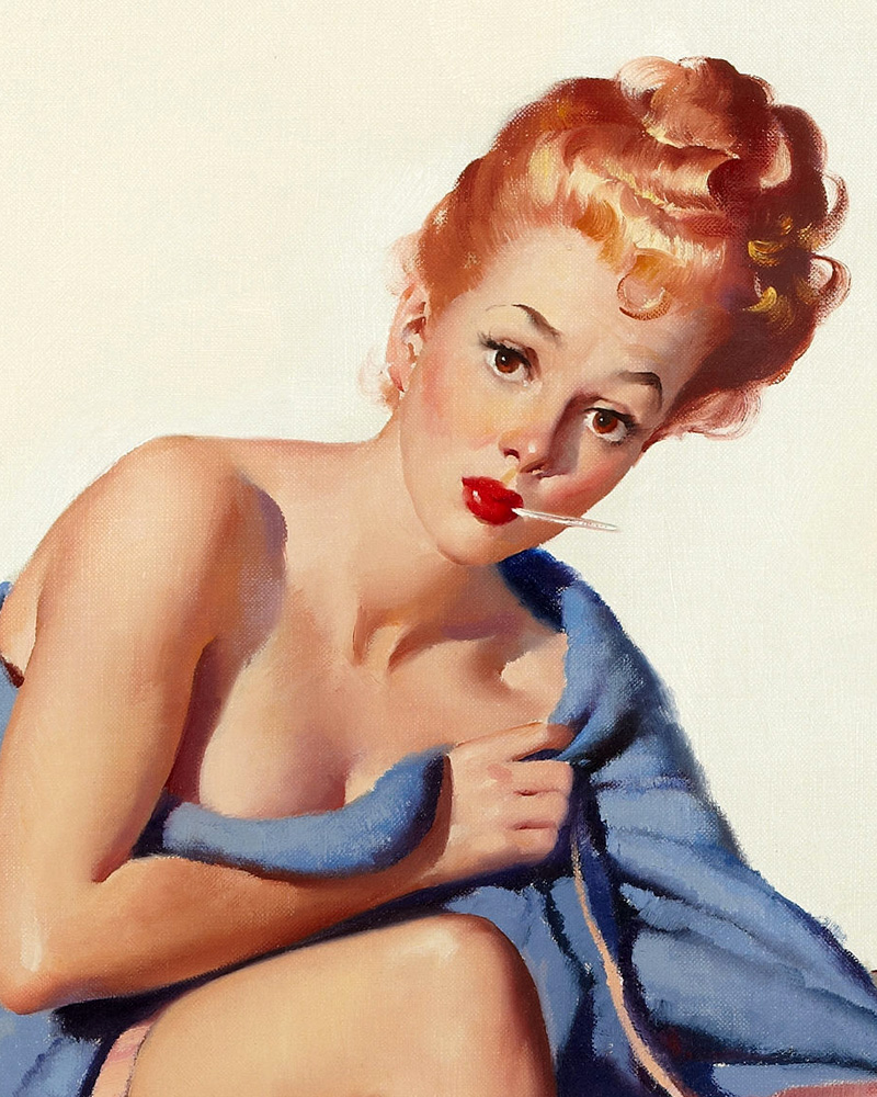It's nothing to sneeze at (Gil Elvgren)