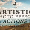 Effets artistiques avec 4 actions