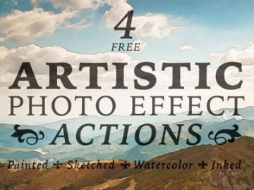 Actions : effets artistiques avec 4 actions Effets artistiques avec 4 actions