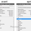 Afficher tous les filtres dans le menu Filtre