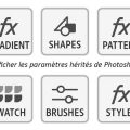 Afficher les anciens paramètres dans les panneaux
