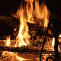 Animer un feu de cheminée