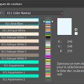 Bibliothèques de couleurs W3C et X11