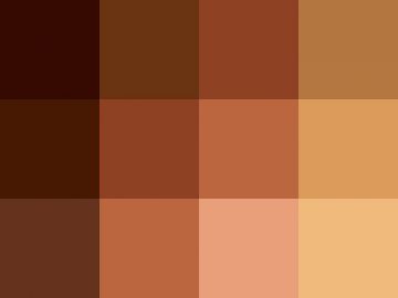 Nuancier Couleurs de peau (3)