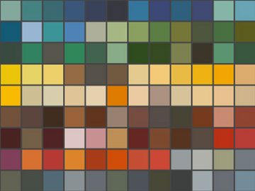 Couleurs avec nom en anglais