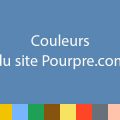 Couleurs du site Pourpre.com