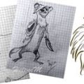 Peinture, croquis, esquisse et encrage