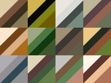 Dégradés nets Camouflage (4)