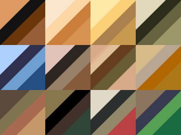 Dégradés nets Camouflage (5)
