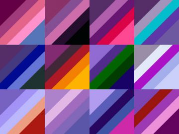 Dégradés nets Palettes (7)