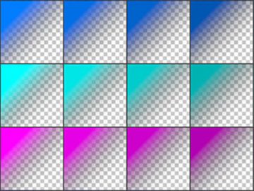 Dégradés : Semi-transparent (3) Dégradés Semi-transparent (3)
