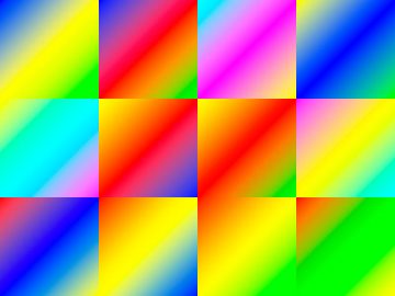 Dégradés tricolores (1)