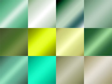 Dégradés : Vert (1) Dégradés Vert (1)