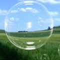 Effet bulle de savon grossissante