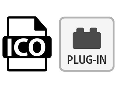Enregistrer au format ICO (icône) avec un plugin