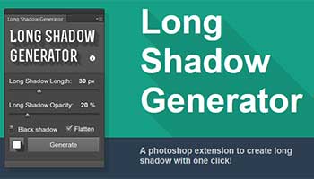 Ombre Long Shadow avec une extension