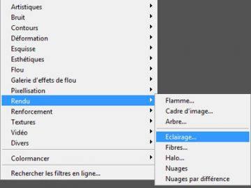 Comment activer le Filtre éclairage si inaccessible Filtre éclairage inaccessible comment l'activer