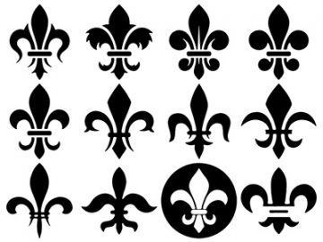 Formes : Fleurs de lys (5) Formes Fleurs de lys (5)