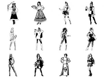 Formes : Pin-up (2) Formes Pin-up (2)