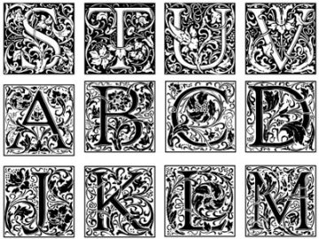 Formes : Alphabet (14) Formes Alphabet (14)