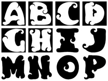 Formes : Alphabet (17) Formes Alphabet (17)