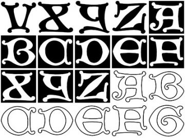 Formes : Alphabet (48) Formes Alphabet (48)