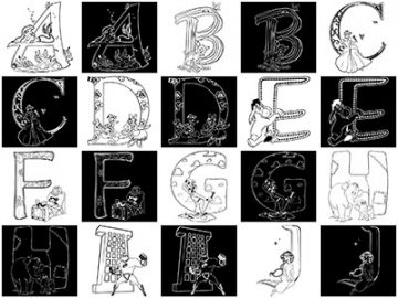Formes : Alphabet Disney (3) Formes Alphabet Disney (3)