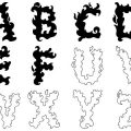 Formes Alphabet flammes (1)