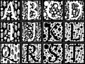 Formes Alphabet fleurs (4)