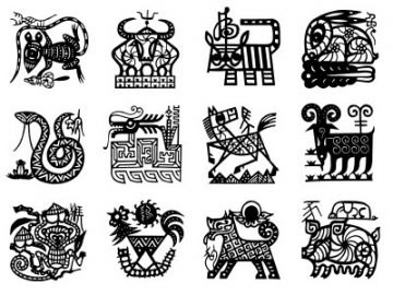 Formes : Animaux chinois (1) Formes Animaux chinois (1)