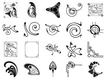 Formes Art nouveau (10) Mucha