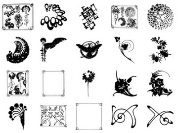 Formes Art nouveau (11) Mucha
