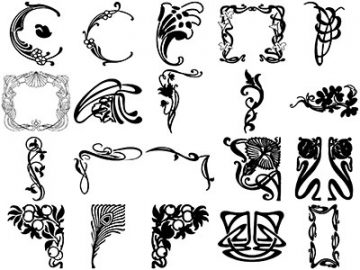 Formes Art nouveau (8)