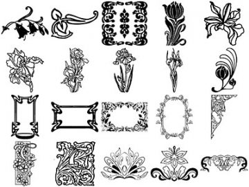 Formes Art nouveau (9)