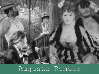 Pinceaux Tableaux de peintres Auguste Renoir