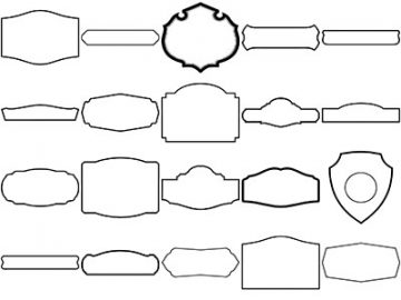 Formes : Blasons (12) Formes Blasons (12)