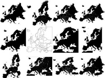 Formes ; Cartes d’Europe (2) Formes Cartes d'Europe (2)